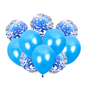 Ballons ronds transparents de 12 pouces en or rose et argent avec confettis et paillettes pour mariage et fête d'anniversaire - Product Image 3