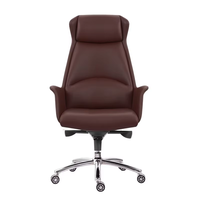 Chaise élévatrice moderne de luxe Mobilier de bureau de haute qualité PDG Patron Gestionnaires Maille en cuir synthétique en acier inoxydable Usage domestique
