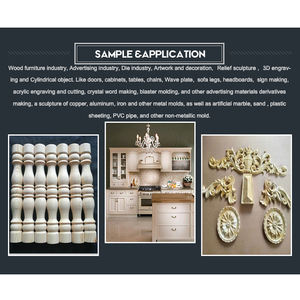 Routeur CNC industriel robuste 1300x2500mm à double broche 6KW pour la fabrication de meubles, la signalétique et la sculpture 3D - Product Image 6