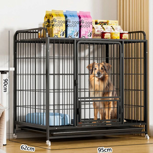 กรงสุนัขพับได้คุณภาพสูงแบบพกพา ทำจากเหล็กและลวด - Product Image 6