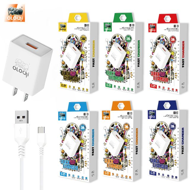 Factory Wholesale USB-C/Micro Mobile Phone Charger Set With Type C Cable Built for Quick and Excellent Performance