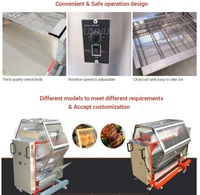 Vente directe d'usine : Barbecue à gaz pour restaurant, rôtissoire à poulet, four rotatif à charbon de bois pour poulet