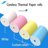 Rollo de papel térmico de alta calidad de 48g, 80mm x 50m, papel de impresión POS directo de fábrica para caja registradora y sistemas POS