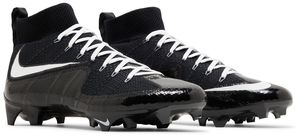 Nike Vapor Edge 360 ​​Untouchable Mid Black White Chaussures de football unisexes avec empeigne en maille antidérapante et semelle extérieure en caoutchouc - Product Image 4