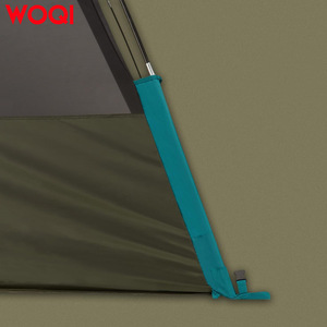 Tente de camping Woqi pour toit de voiture, 6 kg, 3 saisons, respirante, vert militaire, polyester imperméable 3000 mm - Product Image 5