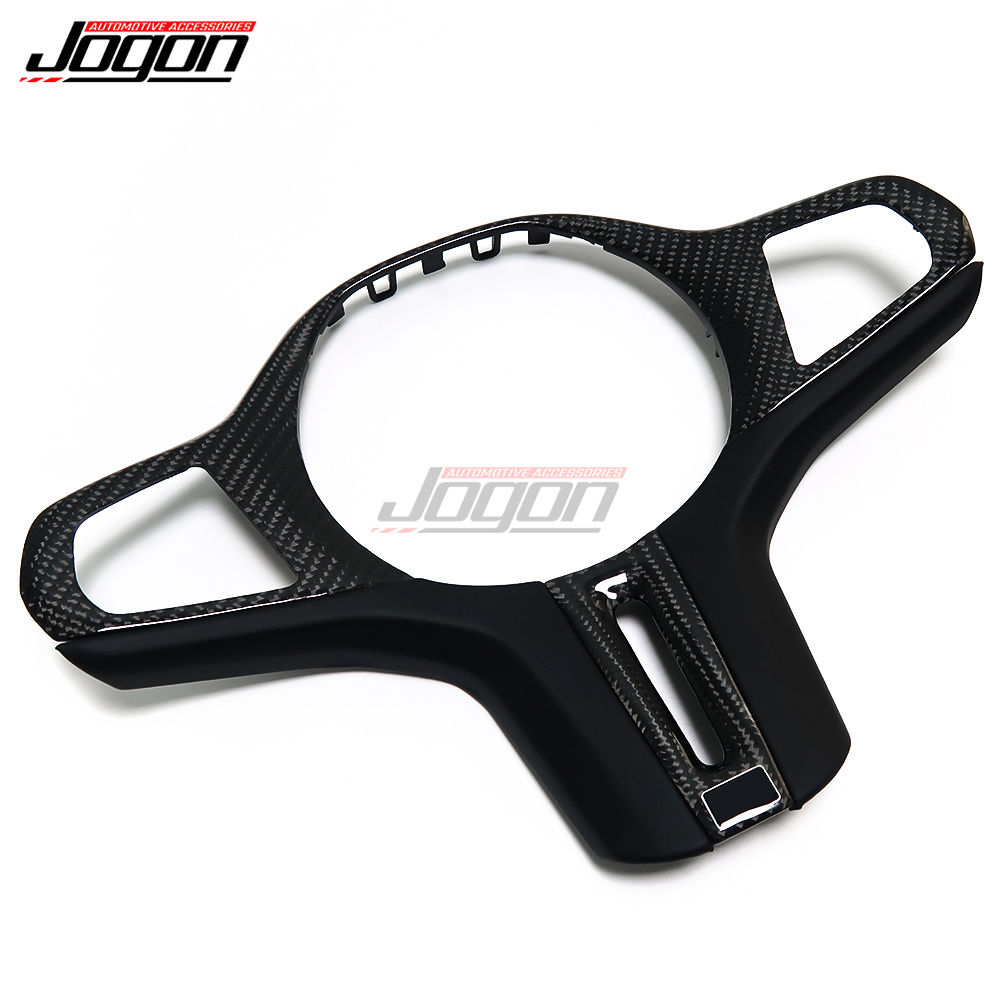 Jogon Carbon Fiber Steering Wheel Cover for BMW 2 3 4 Series Z4 M3 M4 G20 G21 G22 G23 G24 iD7 System