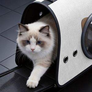 Portable Cat <b>Carrier</b> Bag Breathable Space Capsule <b>Pet</b> Handbag for Small Cats Dogs Travel - Product Image 2