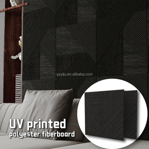 Panneau de texture en relief 3D pour la décoration de bar à la maison Panneau insonorisant Wave Puzzle Panneaux muraux 3D pour la décoration intérieure - Product Image 1
