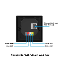 Système de maison intelligente Smatek 2026 avec écran tactile IPS KNX de 4 pouces, conception coulissante, Android 11, Wi-Fi, ODM S6KE