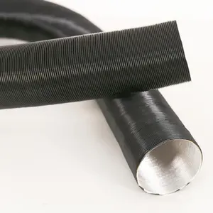 Aluminum foil wires looms thermal protection sleeve Defroster Fresh Air Hose