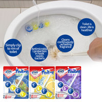 Boules nettoyantes WC suspendues écologiques, solides, aromatiques et puissantes pour éliminer les mauvaises odeurs et désodoriser la salle de bain