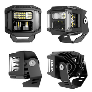 Foco LED Cúbico de 3 Pulgadas, Pods LED con Haz Combinado Focalizado, de Inundación y Difuso, con DRL Ámbar, Proyector Lateral de 270° para UTV, <span class=keywords><strong>4X4</strong></span>, Camiones y ATV - Product Image 5