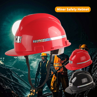WEIWU HDPE Construction Mining Miner Helmet 288 Hard Hat Light Holder Casco de seguridad