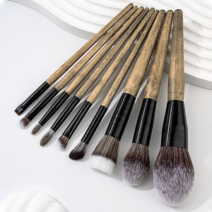 Meilleures ventes, Ensemble de pinceaux de maquillage plats de luxe, Pinceau personnalisé pour les yeux et les sourcils avec correcteur, Meilleure vente - Product Image 2