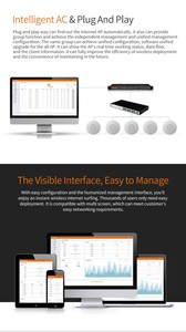 OEM ODM CF-E320N V2 2.4GHz 300Mbps OpenWRT <span class=keywords><strong>Plafond</strong></span> AP Routeur Comfast Wifi <span class=keywords><strong>Point</strong></span> d'accès - Product Image 3
