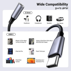 <span class=keywords><strong>Cable</strong></span> Adaptador <span class=keywords><strong>de</strong></span> <span class=keywords><strong>Audio</strong></span> Estéreo USB-C a Jack <span class=keywords><strong>de</strong></span> 3.5mm para Auriculares, <span class=keywords><strong>Cable</strong></span> <span class=keywords><strong>de</strong></span> <span class=keywords><strong>Audio</strong></span> <span class=keywords><strong>Digital</strong></span> <span class=keywords><strong>de</strong></span> Nylon al por Mayor - Product Image 6