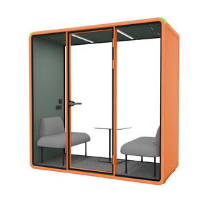 บูธโทรศัพท์ส่วนตัวแบบกันเสียงสำหรับ 2 คน รุ่น Acoustic Pod สำหรับการประชุมในร่ม บูธโทรศัพท์สำนักงาน - Product Image 5