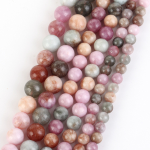 Perline di <span class=keywords><strong>Giada</strong></span> Naturale Colorata a Prezzo di Fabbrica, Rotonde e Sfuse per Creazione di Gioielli Fai-da-Te, Bracciali e Collane Artigianali - Product Image 4