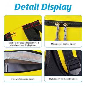 Sac à dos personnalisé tendance, design abordable, en tissu Oxford, imperméable, pour filles et garçons, idéal pour l'école, les voyages ou comme cadeau - Product Image 3