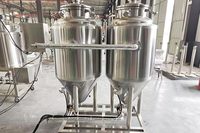 Cuve de fermentation de bière Cuve de fermenteur de bière conique 100L Brassage amateur de brassage à vendre