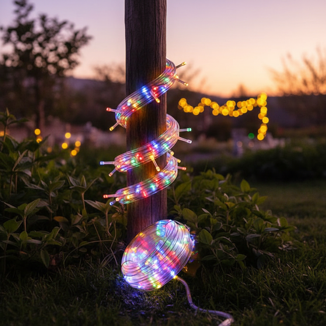 Outdoor/Indoor IP44 Waterproof Solar Fairy Garland String Light with Copper Wire for Christmas Party Garden Holiday Decorations