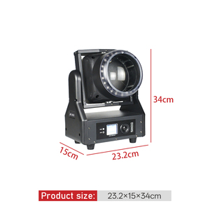 ไฟ LED 150W Kaleidoscope <span class=keywords><strong>Tornado</strong></span> Moving <span class=keywords><strong>Head</strong></span> Beam Wash Stain Light DMX RDM ควบคุมด้วยเสียง สำหรับงานแต่งงาน บาร์ งานแสดงสดในร่ม - Product Image 1