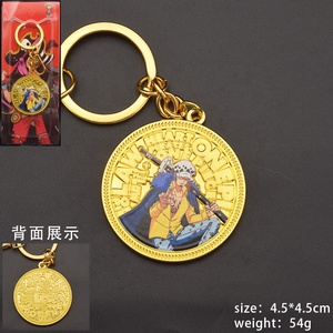 2 Llaveros Metálicos con Monedas Doradas de Anime de Alta Calidad con Diseño Nuevo de Monkey D. Luffy y Portgas D. Ace, como Recuerdo y Regalo Promocional - Product Image 5