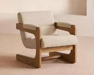Sillón nórdico moderno minimalista de madera maciza para el hogar, oficina, y restaurante Bar, uso en <span class=keywords><strong>taller</strong></span> para sala de estar y Villa, hogar, Hotel - Product Image 1