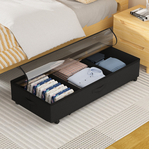 Wholesale Under bed Storage Box Large Volume Storage Boxes Under bed Box Storage With Wheels