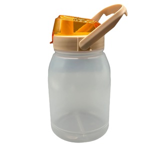 Botella de bebida de 1.5L de boca ancha, portátil, con asa para uso en exteriores - Product Image 5