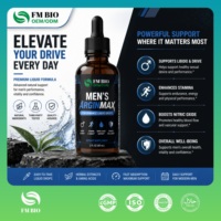 Gouttes liquides ArginMax pour hommes, complément alimentaire quotidien à base d'acides aminés à base de plantes pour hommes, étiquette privée OEM