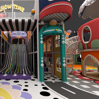 Vente en gros d'équipements de parc d'attractions intérieur pour enfants, conception personnalisée, Parque Infantil, aire de jeux intérieure commerciale pour enfants, grande aire de jeux intérieure