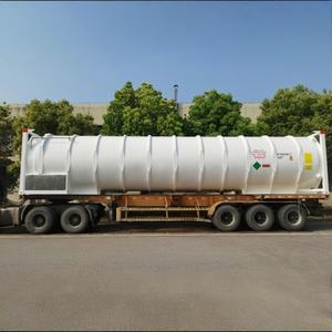 Tanque de Almacenamiento de Hidrógeno Líquido ISO, Contenedor de Hidrógeno Líquido ISO al 90%, Tanque a Granel para CO2 Líquido - Product Image 1