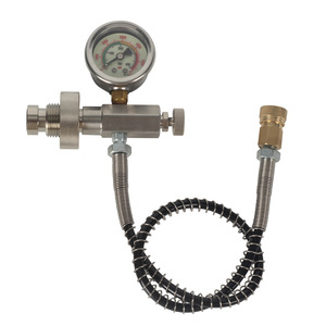 Conector de Inflado para Tanque de Buceo Chaoqiang G5/8 8mm, Acero Inoxidable, Cilindro de Oxígeno de Alta Presión Universal - Product Image 1