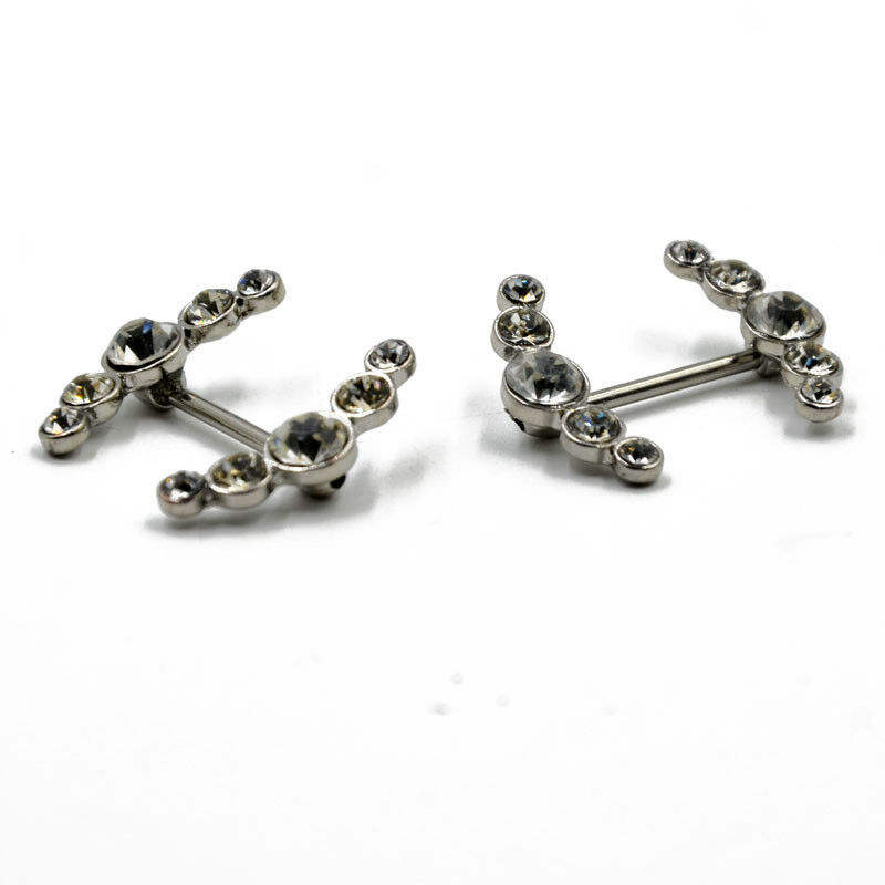 e.m.ピアス hum ハム LACE GARLAND PIERCED [la-P282]ピアス プラチナ ゴールド