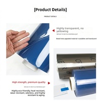 Film protecteur en PVC souple transparent YIHONG de qualité industrielle, résistant à l'humidité, 0,08 mm, rouleaux flexibles transparents, prix usine, usage chimique