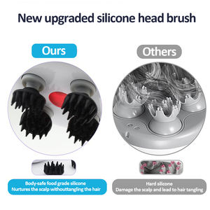 Nuevo Producto: Masajeador Eléctrico de Silicona Suave <span class=keywords><strong>para</strong></span> la Cabeza, Dispositivo de Masaje <span class=keywords><strong>para</strong></span> el Cuero Cabelludo, Alivia el Estrés y la Fatiga - Product Image 6
