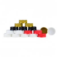 Bouchon de bouteille en plastique PP de 38 mm pour bidon d'eau, avec opercule inviolable, couvercle anti-effraction avec joint d'induction et anneau