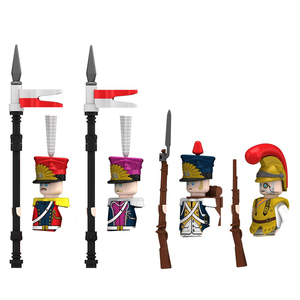 Quân sự Thời Trung Cổ xây dựng khối napoleonic cuộc chiến tranh lâu đài hiệp sĩ người lính con số vũ khí súng - Product Image 1