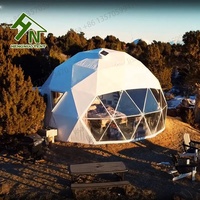 Vente flash : Tente dôme ronde blanche de 6 m et 7 m pour le camping en plein air