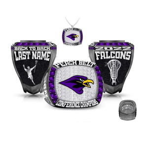 Bague de championnat personnalisée USSSA Youth pour hommes Football Baseball Softball Sports Award avec nom personnalisé et logo Bagues en pierres précieuses - Product Image 2