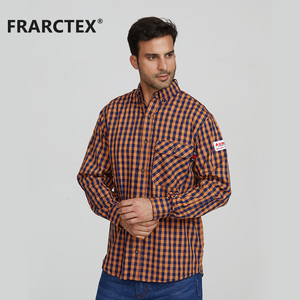 Rahat iş giysisi özel yangın geciktirici nefes madencilik gömlek güvenlik kaynak güvenliği Fr iş gömlek - Product Image 2