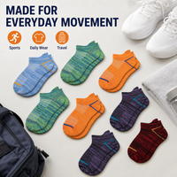 Chaussettes de sport pour hommes et femmes, respirantes, en coton tricoté, séchage rapide, chaussettes de course printanières avec logo