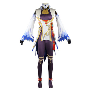 Disfraz de <span class=keywords><strong>Cosplay</strong></span> de <span class=keywords><strong>Ganyu</strong></span> de Genshin Impact, Traje de Anime para Juego de Rol, Atuendo de Halloween con Peluca - Product Image 5