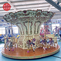 Carrousel enfant de luxe 12 places petit carrousel à vendre carrousel pivotant pour aire de jeux pour enfants