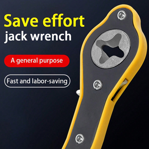 Auto Car Jack <strong>Ratchet</strong> Scissor Lever <strong>Ratchet</strong> Conversion Head <strong>Spanner</strong> Wrench Pliers Multifunctional Steel Hand Tools Metric OEM - Product Image 4