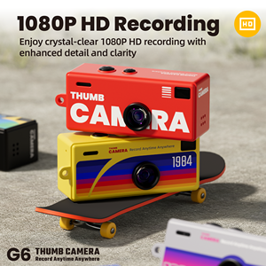 Camera mini bỏ túi bán chạy nhất 1080P tương tự máy ảnh <span class=keywords><strong>Kodak</strong></span> Charmera 1984, hộp quà bí mật, móc khóa máy ảnh dành cho trẻ em và học sinh - Product Image 3