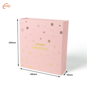 Boîte en carton écologique recyclable, <span class=keywords><strong>calendrier</strong></span> de l'avent 12 jours, gaufrage, laminage mat, pour cosmétiques, maquillage, chocolat, cadeau - Product Image 3