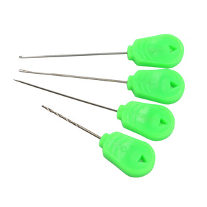DORISEA Set di 4 Aghi da Pesca in Plastica Durevole e Portatile con Estrattore, Aghi con Fermaglio e Trapano per Esche per Spigola e Persico - Product Image 3