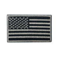 Parches al por mayor con diseño de bandera estadounidense, parches deportivos personalizados termoadhesivos, insignias bordadas con transferencia, mini insignias de velcro para decoración de chaquetas.
